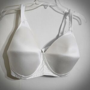 Bali Womens Wireless Bra 44D, White